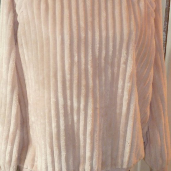 NWOT Womens peach crew neck pullover ribbed fleece size 2XL(19) - Picture 2 of 9
